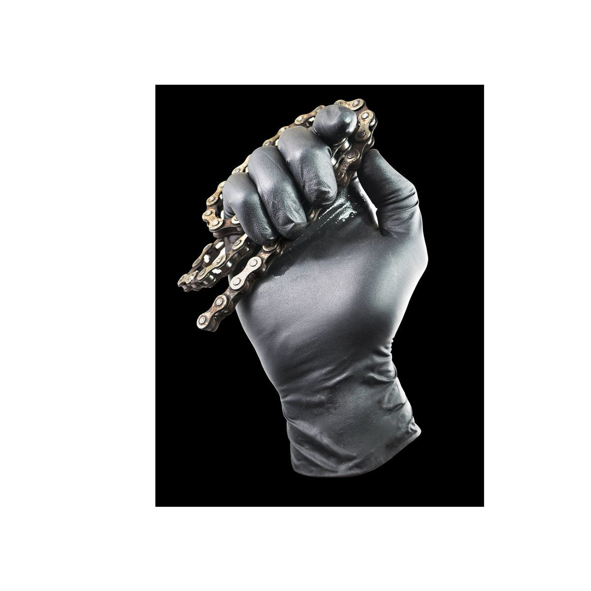 TGC Black Nitrile Gloves 100 Pack Large - 160003