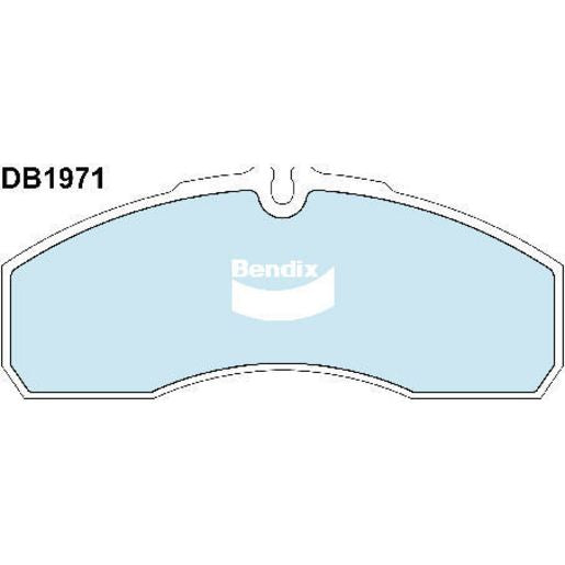 Bendix Heavy Duty Brake Pads Set Front - DB1971HD