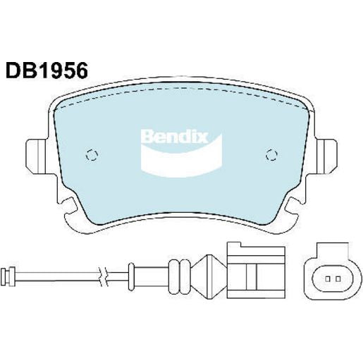 Bendix Heavy Duty Brake Pads Set Rear - DB1956HD