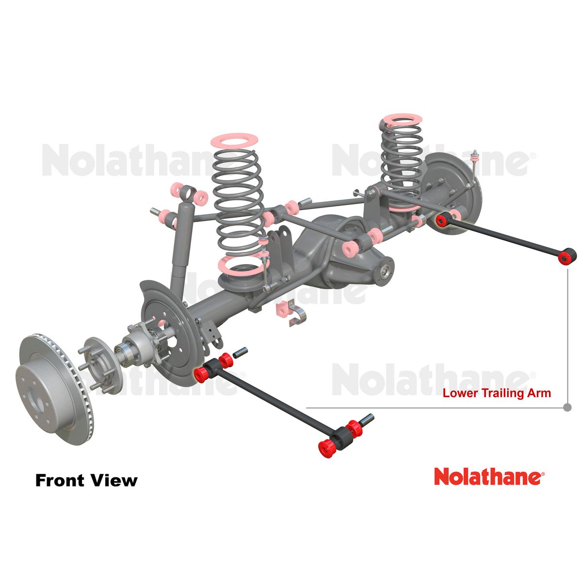 Nolathane Lower Trailing Arm adjustable - 46935