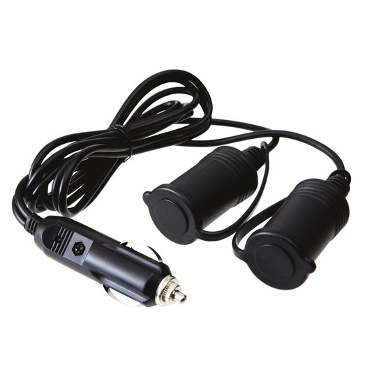 Mechpro Blue C/Lighter Accessory Extension Plug Lead 2-Outlet 5A 12V MPEA02 - MPEA02
