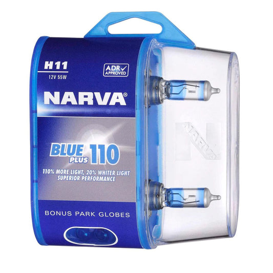 Narva H11 PGJ19-2 Blue Plus 110 Globe 12V 55W - 48538BL2
