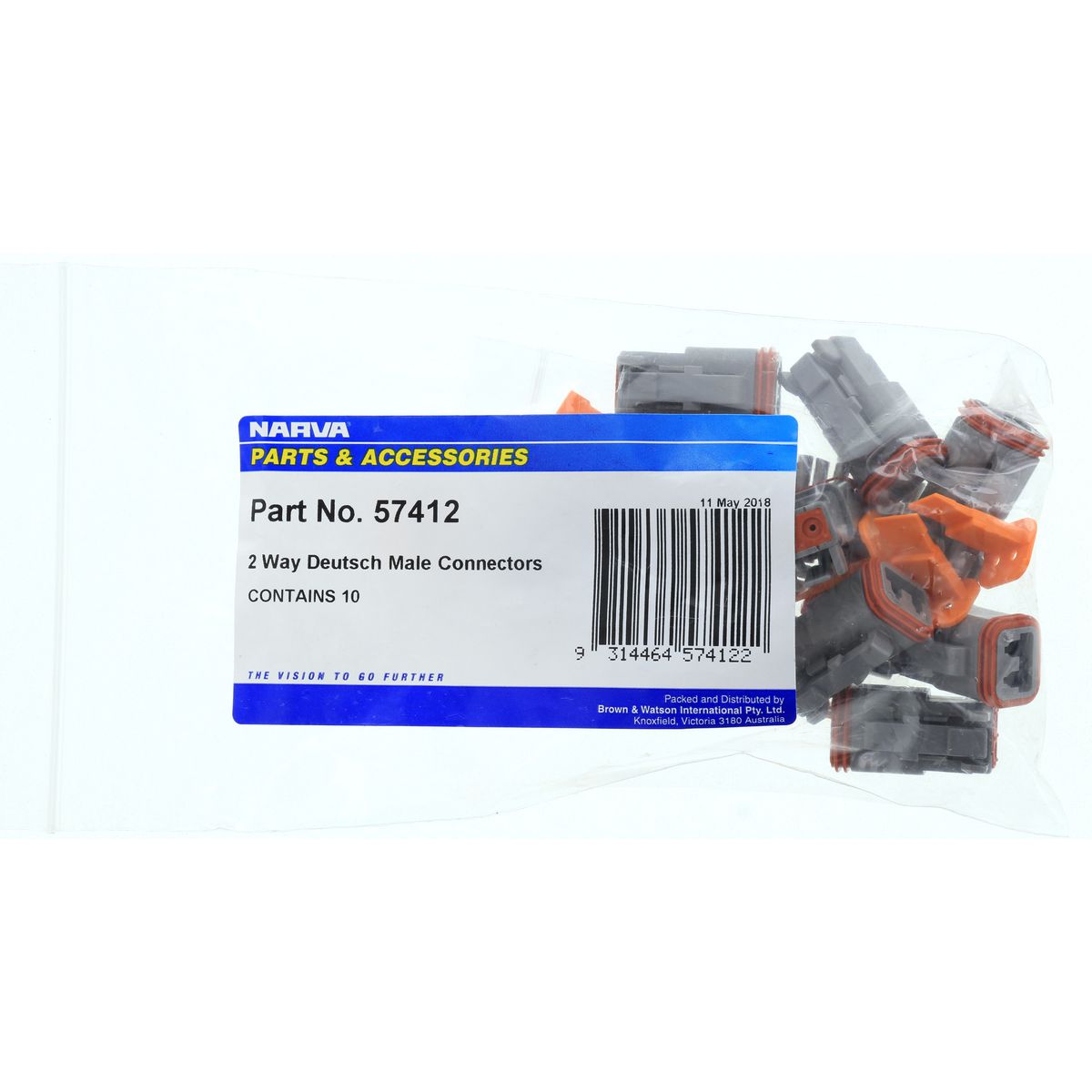 Narva Deutsch DT #16 2 Way Plug 10 Pack - 57412