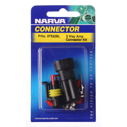 Narva Super seal Connector 2 Pole 1 Kit - 57522BL