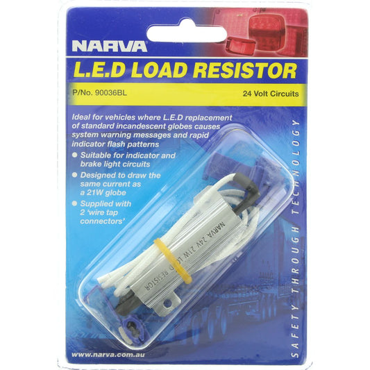 Narva Load Resistor 24V 21W  - 1 Pce - 90036BL