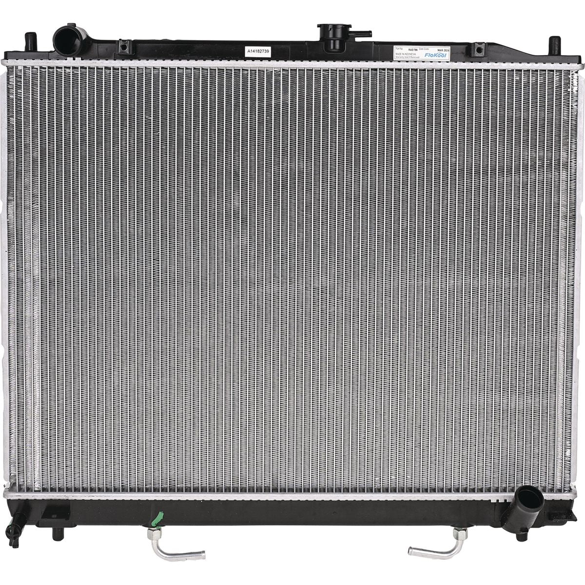 FloKool Radiator Aluminium Core Plastic Tank (Suits Auto) - RAD786