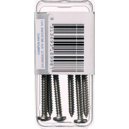 Champion Self Tapper Screw Pan Phillips Stainless Steel 4.8x38mm 316/A4 - CSP95