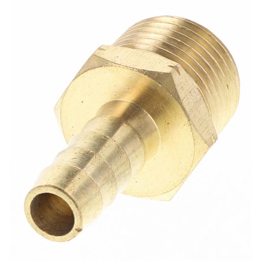 Champion Hose Tail Straight Male Brass 3/8in x 1/2in - HC28