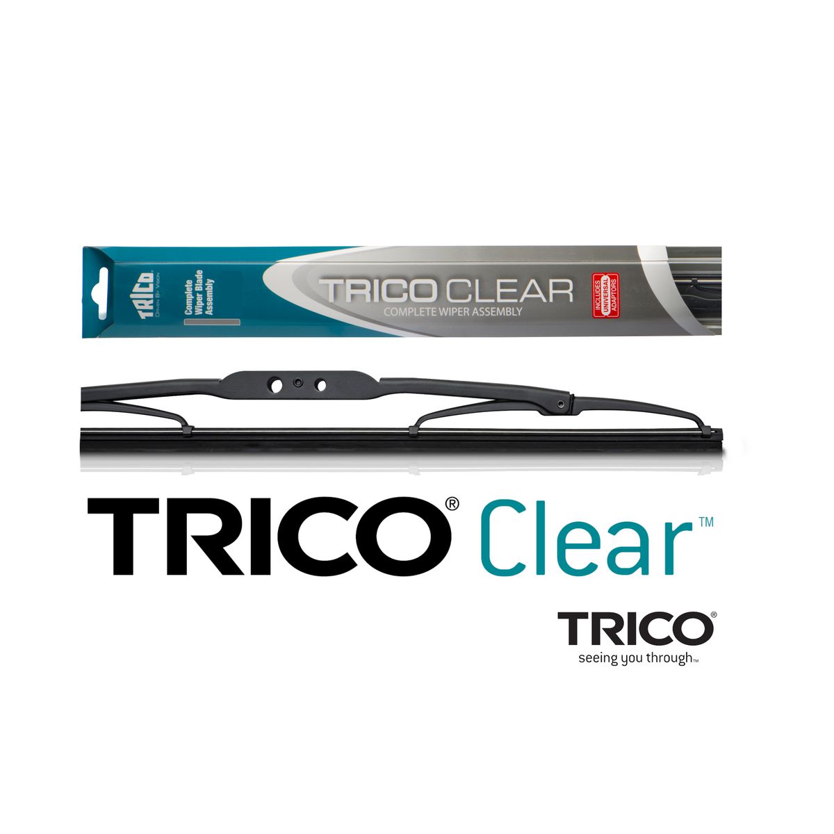 Trico Clear Wiper Blade Assembly 400mm (16 Inch) - TCL400 - TCL400