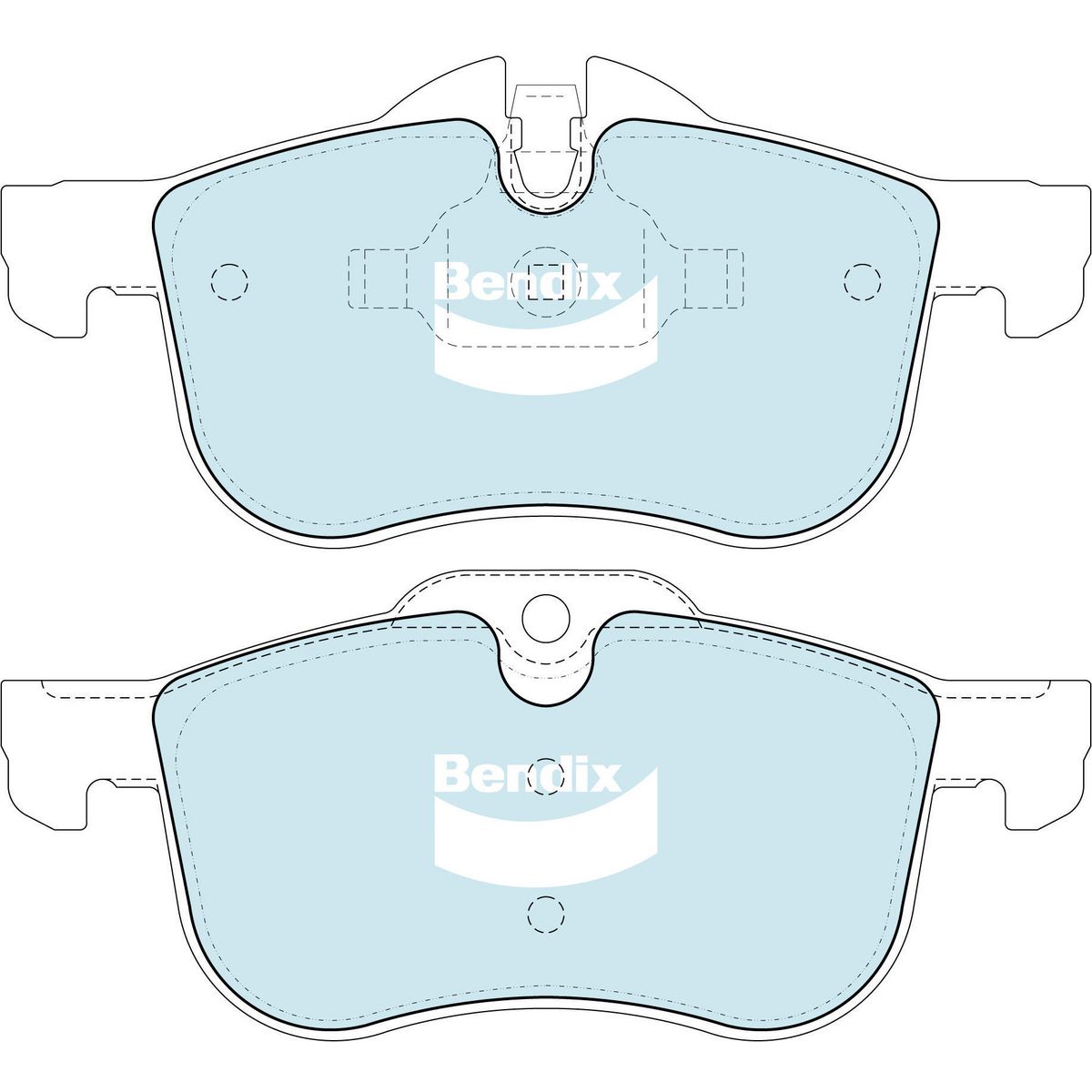 Bendix Brake Pad Set Heavy Duty Front - DB2022HD