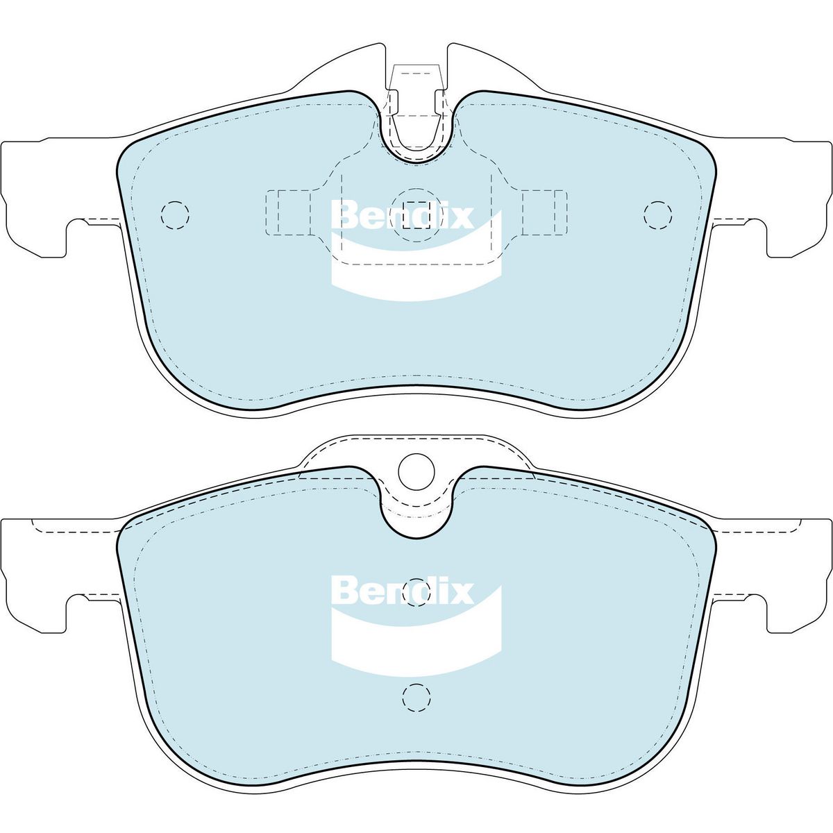 Bendix Brake Pad Set Heavy Duty Front - DB2022HD