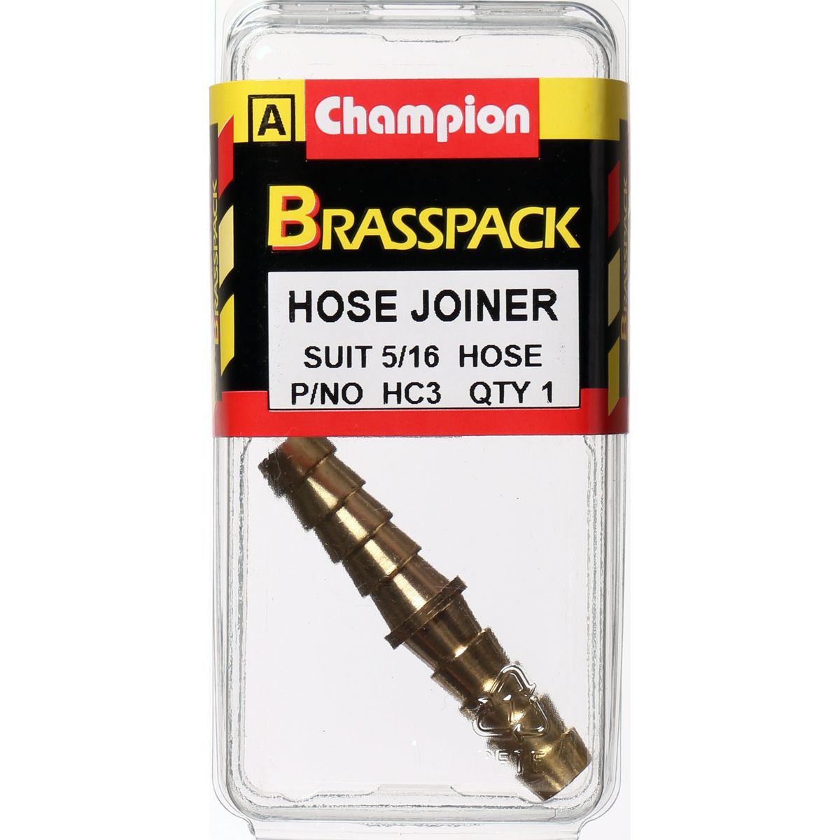 Champion Hose Joiner Brass 5/16in - HC3