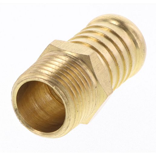 Champion Hose Tail Straight Male Brass 3/4in x 1/2in - HC31