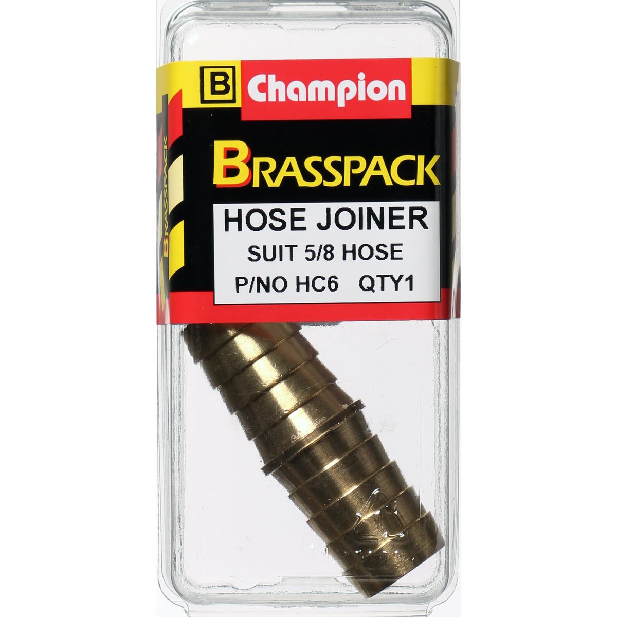 Champion Hose Joiner Brass 5/8in - HC6