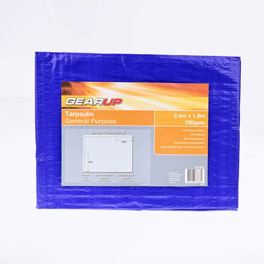 Gear Up Light Duty Tarpaulin 2.4M X 1.8M