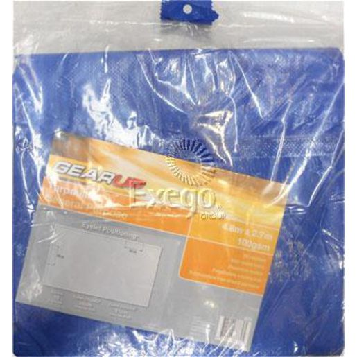 Gear Up Light Duty Tarpaulin 4.8M X 2.7M