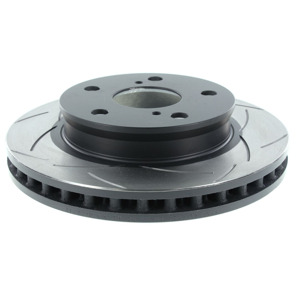 DBA Disc Brake Rotor 4X4 Survival T2 Slotted Single Front 256mm - DBA2715S