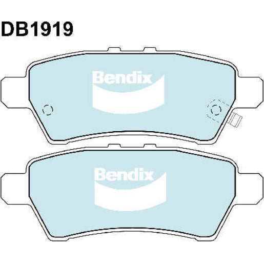 Bendix Heavy Duty Brake Pads Set Rear - DB1919HD