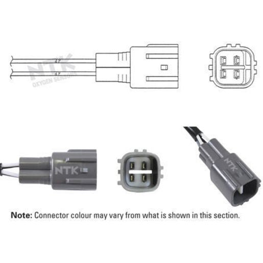 NTK Oxygen Sensor 4 Wire 200mm Cable - OZA669-EE37