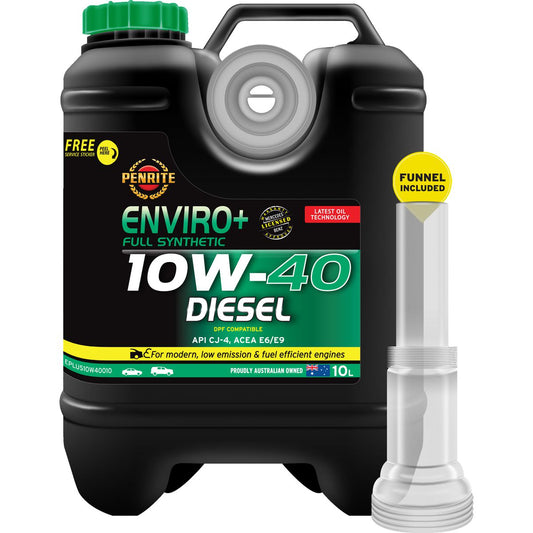 Penrite Enviro+ 10W-40 Diesel Cj-4-Sm Engine Oil 10L - EPLUS10W40010