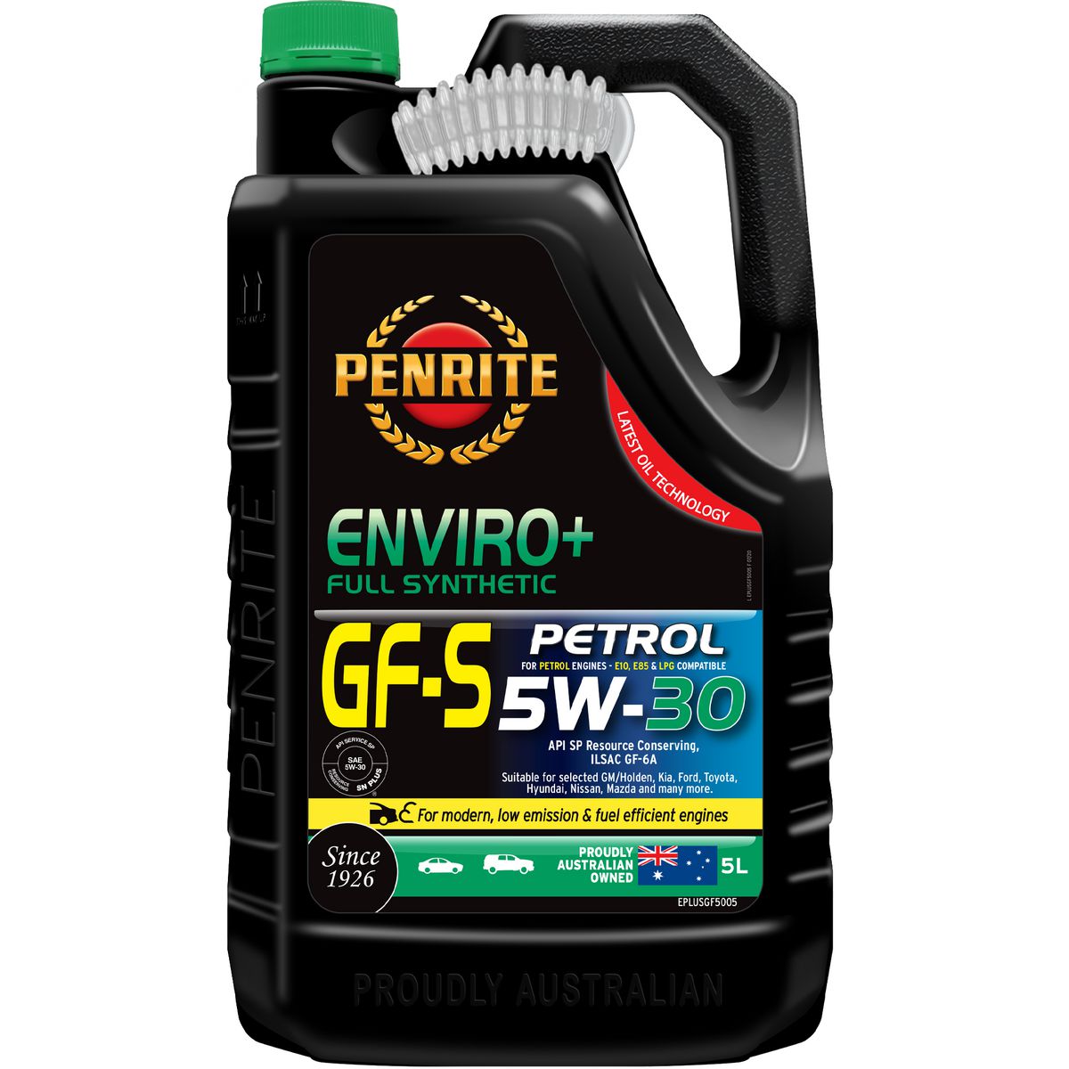 Penrite Enviro+ GF-5 5W-30 Engine Oil 5L - EPLUSGF5005