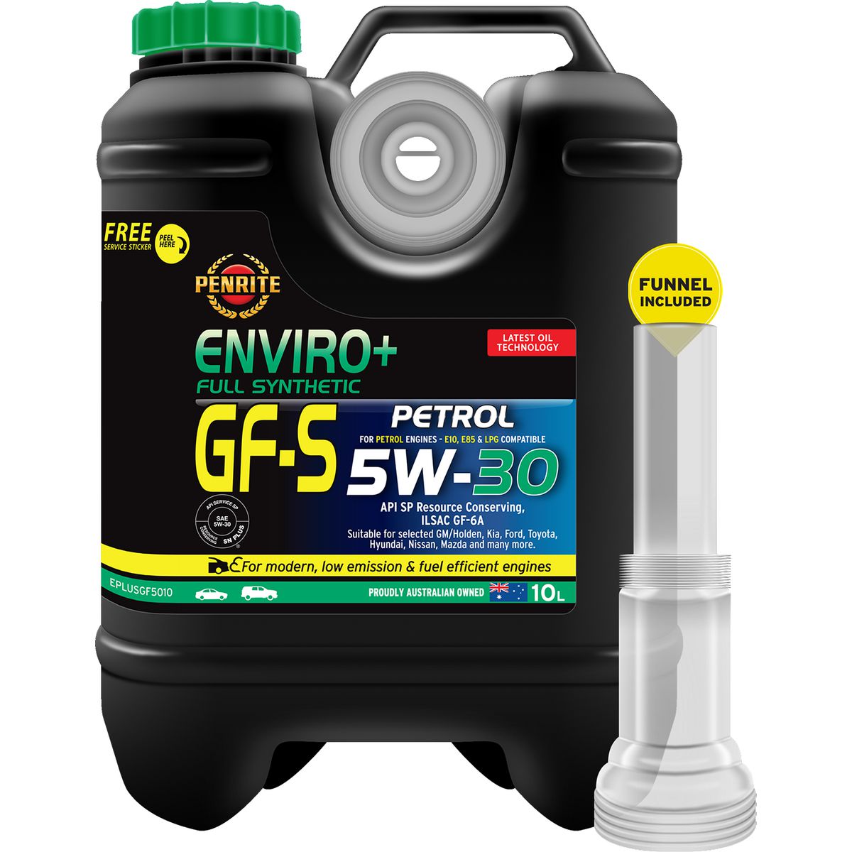 Penrite Enviro+ GF-5 5W-30 Engine Oil 10L - EPLUSGF5010