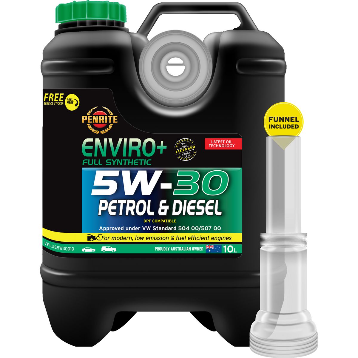 Penrite Enviro+ 5W-30 Engine Oil 10L - EPLUS5W30010