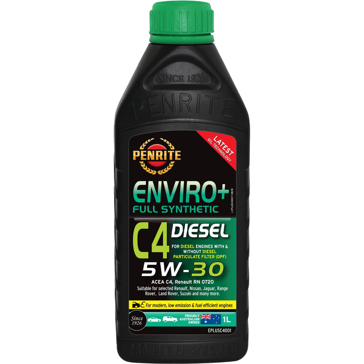 Penrite Enviro+ C4 5W-30 Engine Oil 1L - EPLUSC4001
