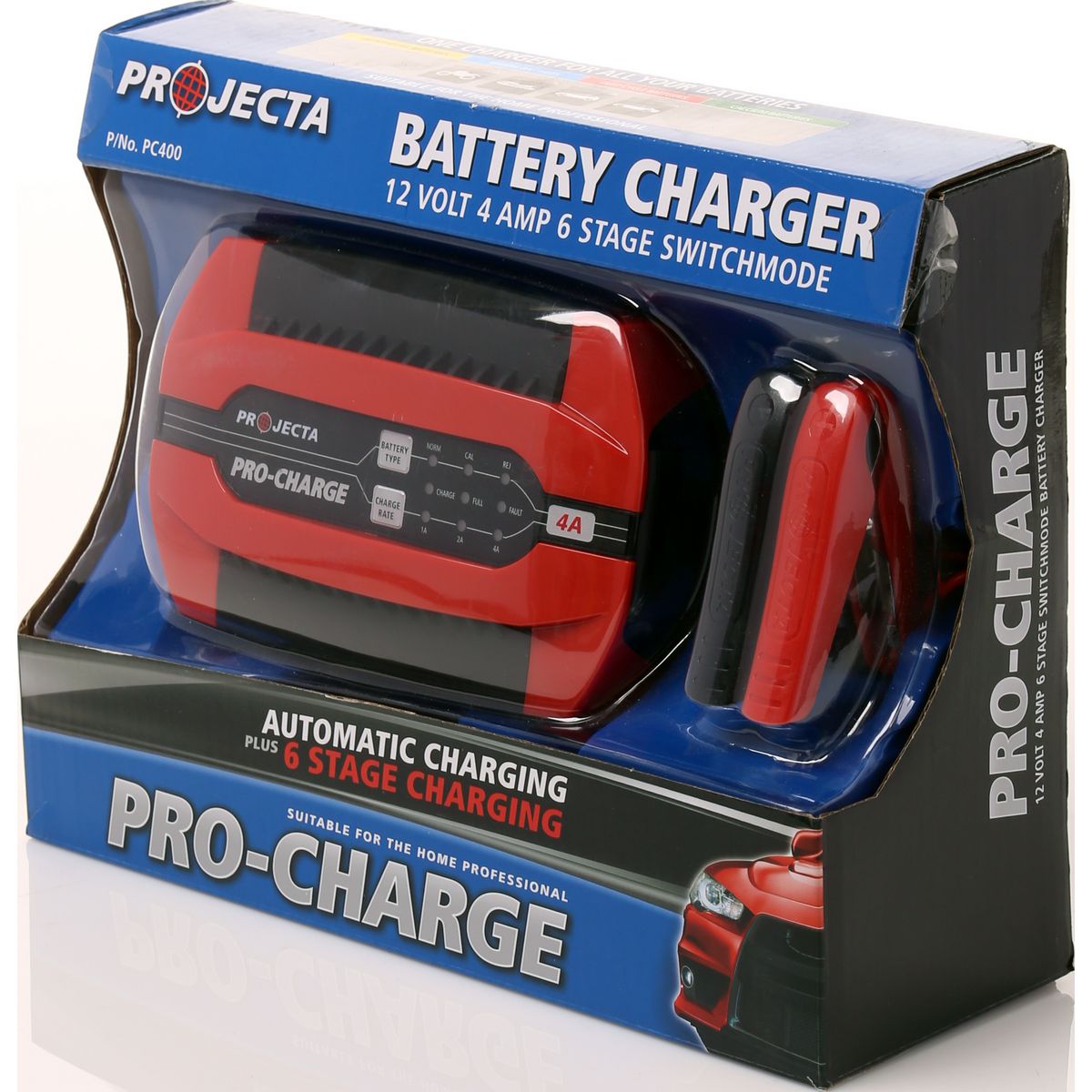 PROJECTA Pro-Charge 4A 12V Battery Charger - PC400