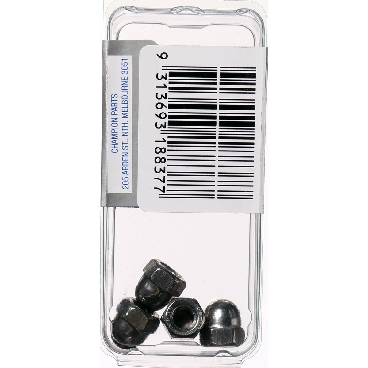 Champion Hex Dome Nut Stainless Steel M6x1.00mm 316/A4 - DN6