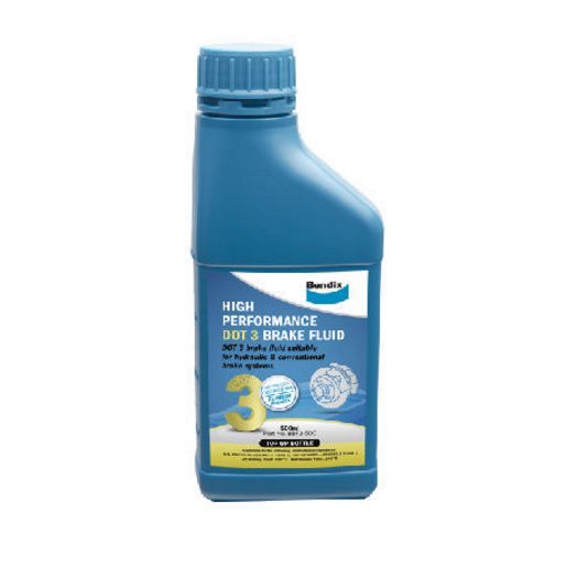 Bendix High Performance Dot 3 Brake Fluid 500mL - BBF3-500