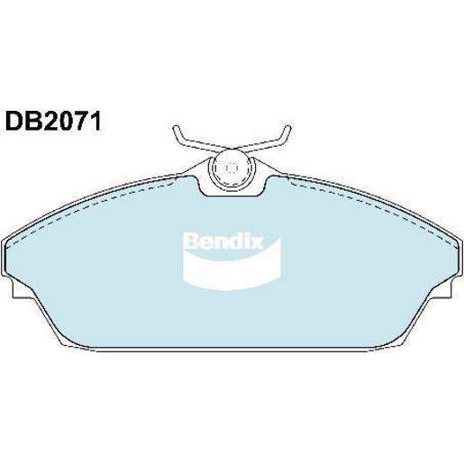 Bendix Heavy Duty Brake Pads Set Front - DB2071HD