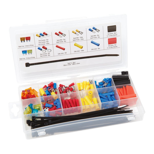 Mechpro Blue Electrical Terminal Kit 192pc MPEAK1 - MPEAK1