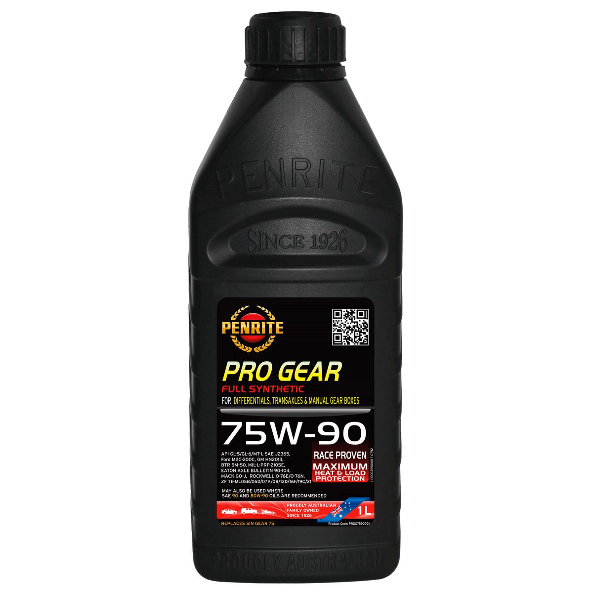Penrite Pro Gear 75W-90 Gear Oil 1L - PROG7590001