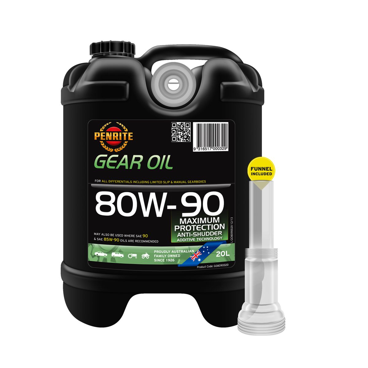 Penrite Gear Oil 80W-90 20L - GO8090020