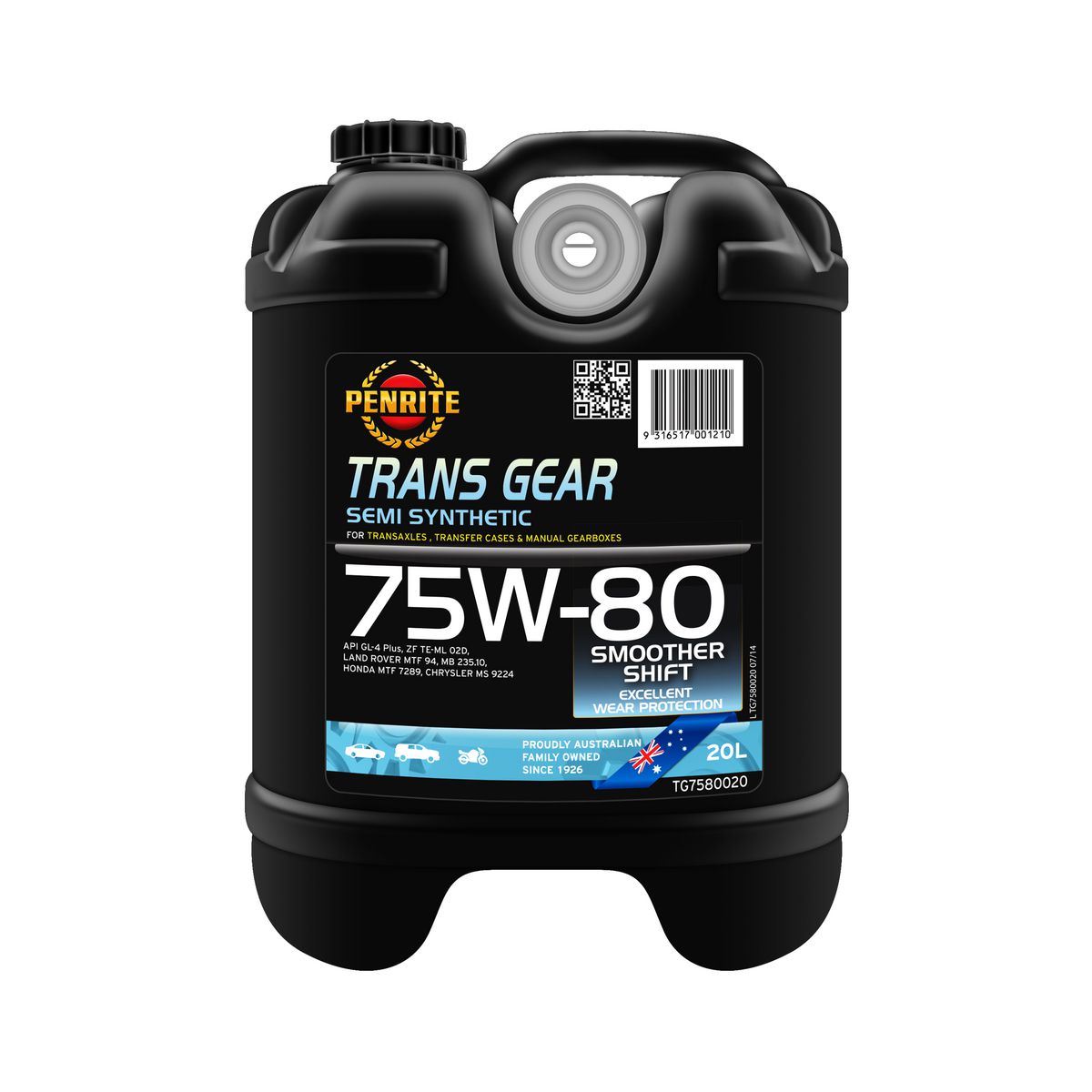 Penrite Trans Gear 75W-80 20L - TG7580020