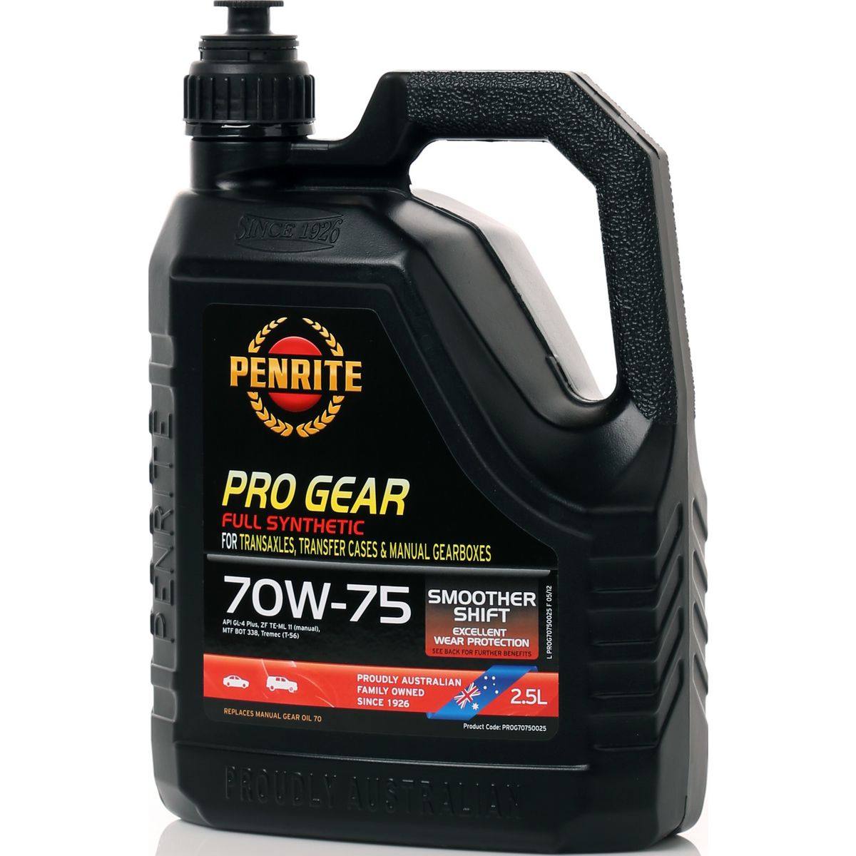 Penrite Pro Gear 70W-75 Gear Oil 2.5L - PROG70750025