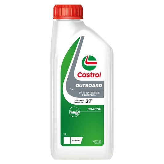 Castrol OUTBOARD 2T 2 Stroke Oil 1L - 3377726