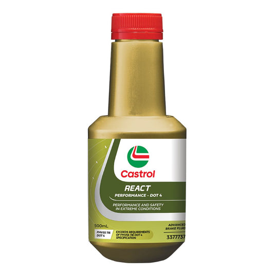 Castrol Brake Fluid-Dot 4 React 500ml - 3377737