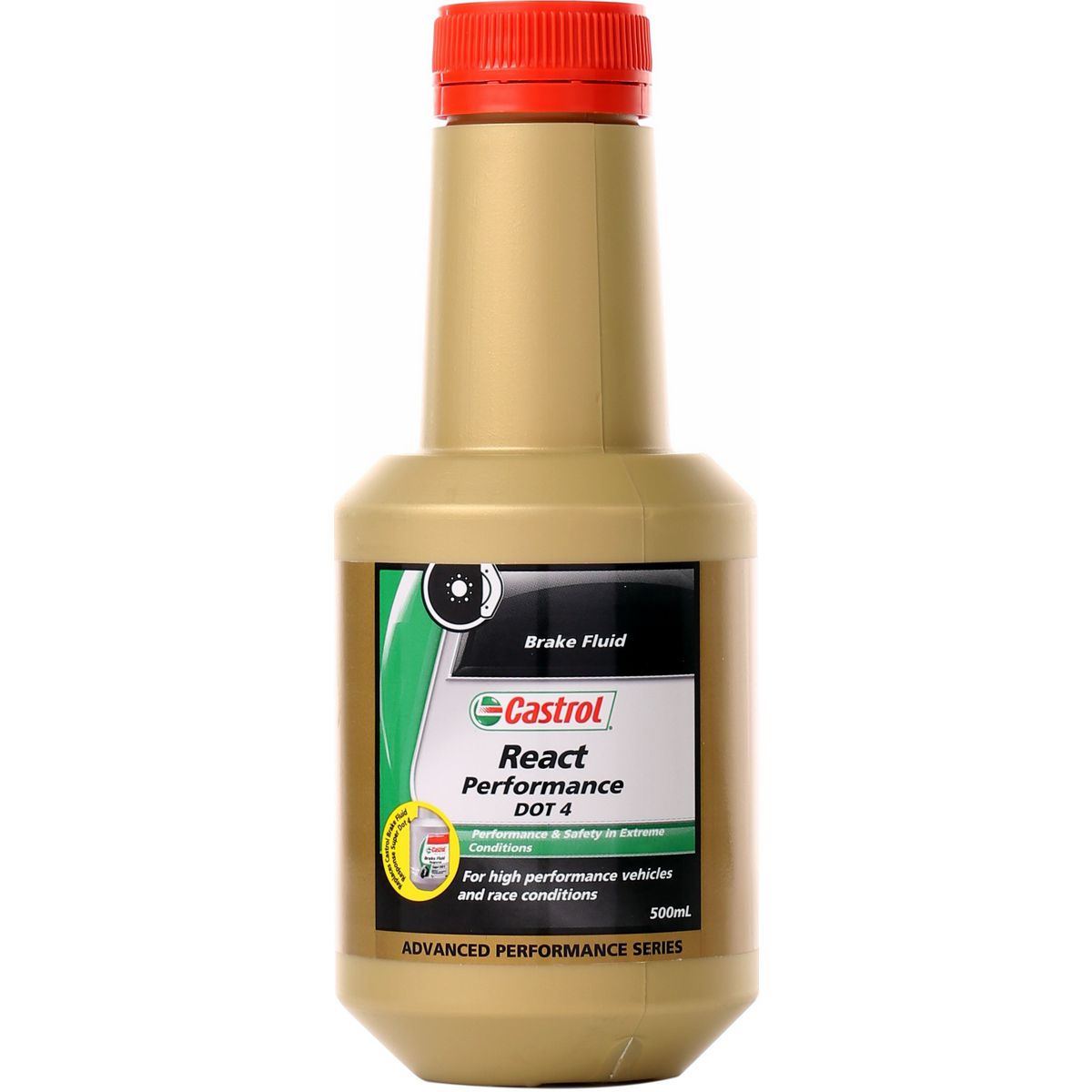 Castrol Brake Fluid-Dot 4 React 500ml - 3377737