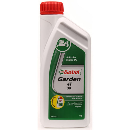 Castrol 4T 4 Stroke Garden Engine Oil 30W 1L - 3377681