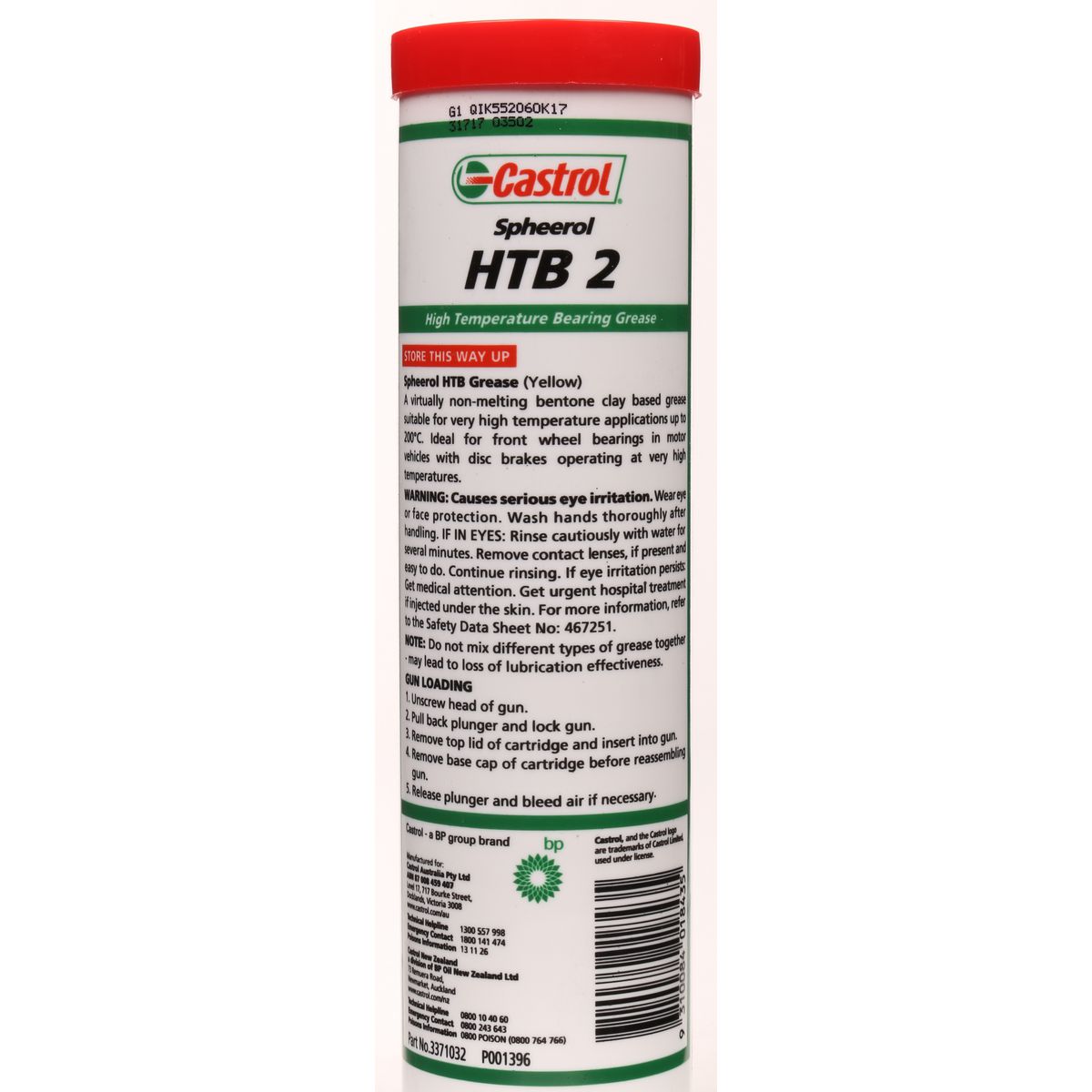 Castrol Spheerol Grease HTB 450G - 3371032