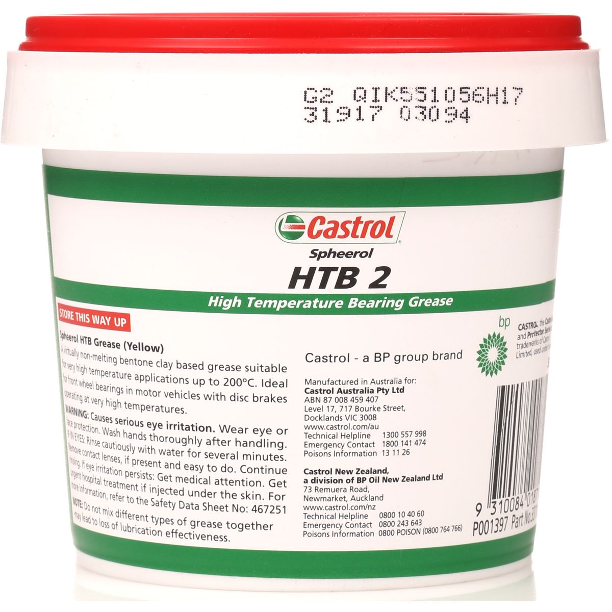 Castrol Wheel Bearing Grease Htb2 - 3371034