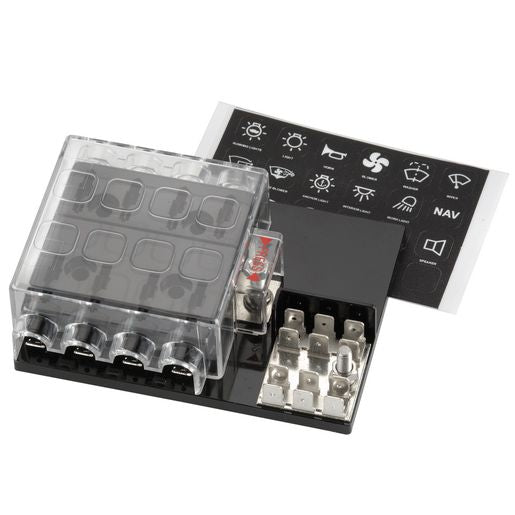 Narva Fuse Box Standard Blade 8 Way 25A 1 Pack - 54442
