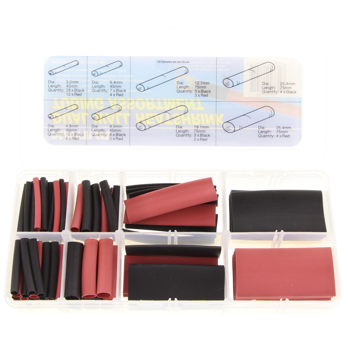 Narva Dual Wall Heat shrink Tubing Assortment 105pce - 56654