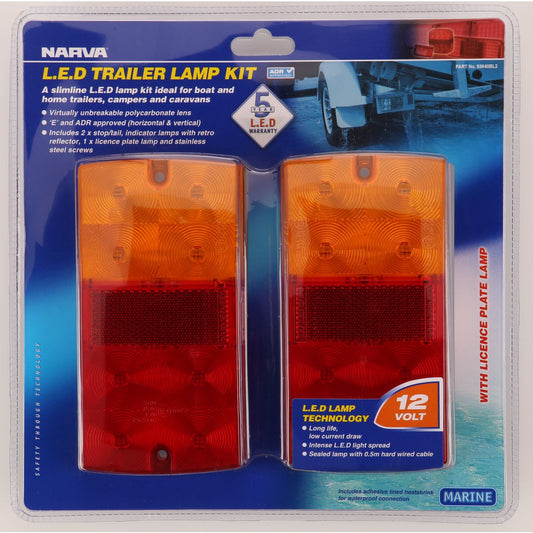 Narva MDL36 Stop/Tail/Indicator Light LED 12V 2 Pce - 93640BL2