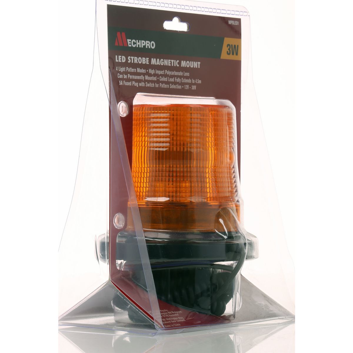 Mechpro Blue Beacon LED Amber 3Wx10 DC10-30V MPBLED1 - MPBLED1