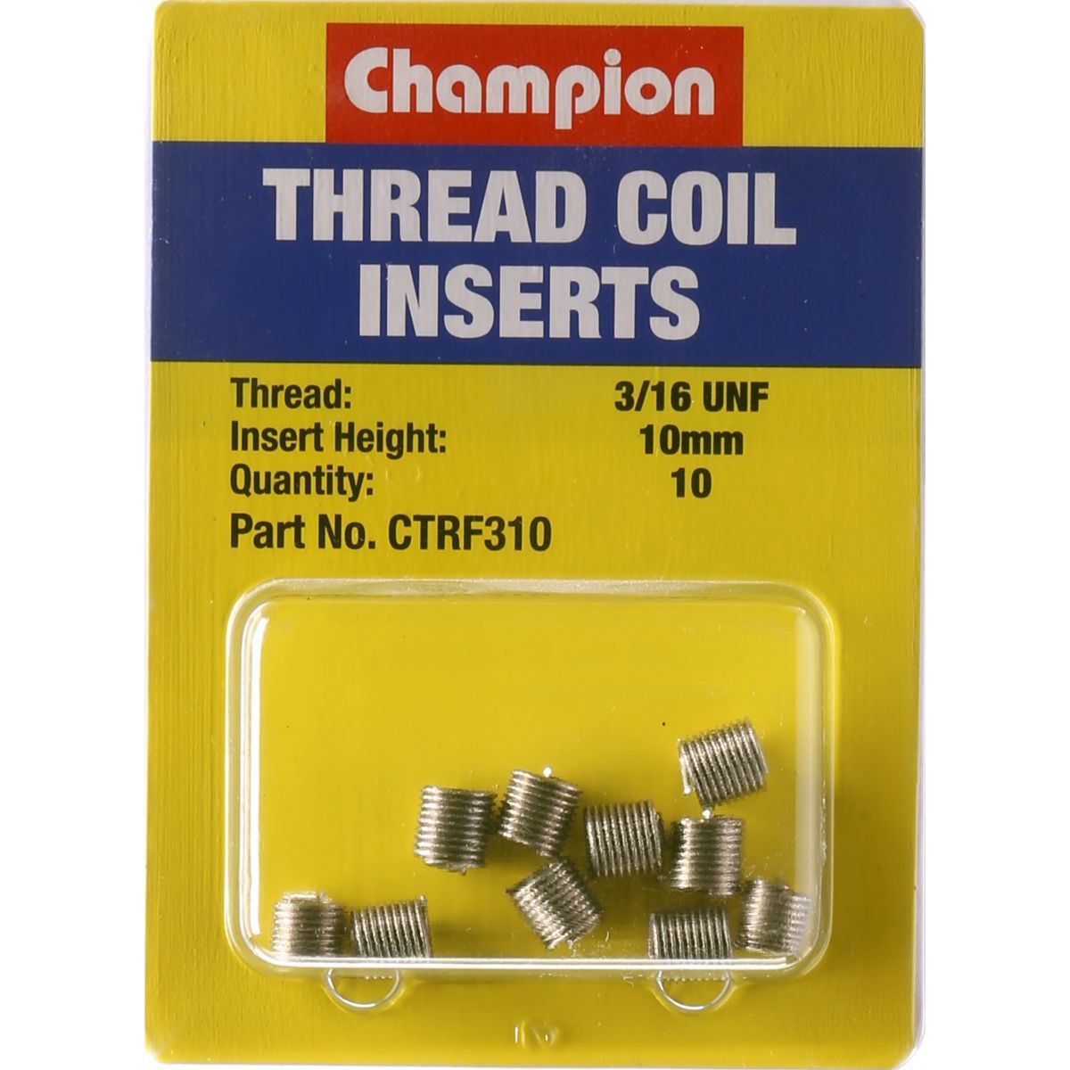 Champion Thread Insert Refills 3/16 UNF x 10mm - CTRF310