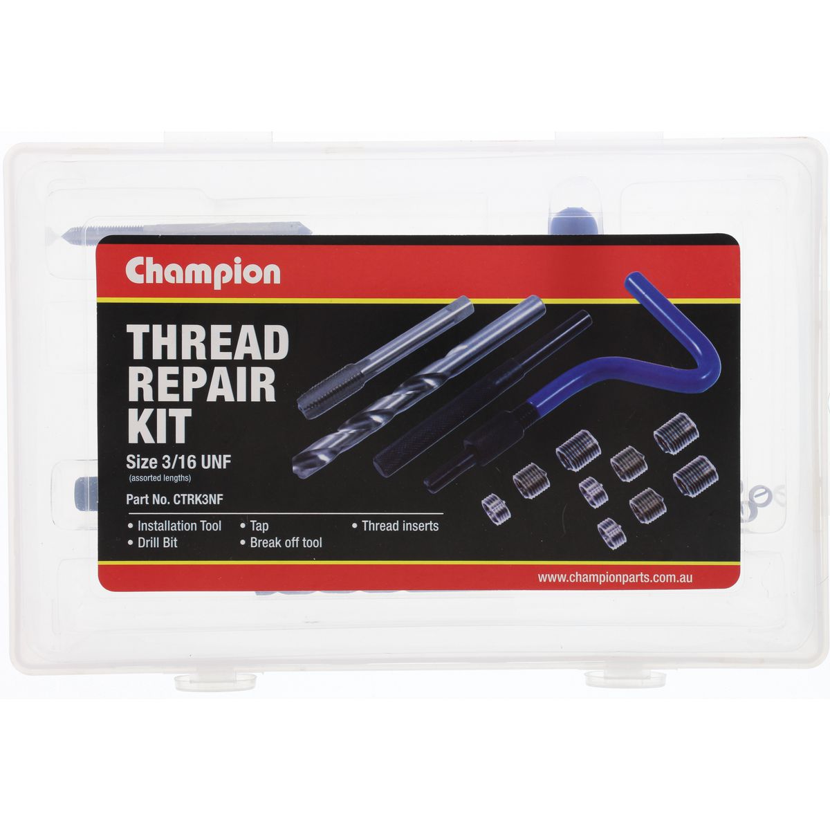 Champion Thread Repair Kit 3/16in UNF - CTRK3NF