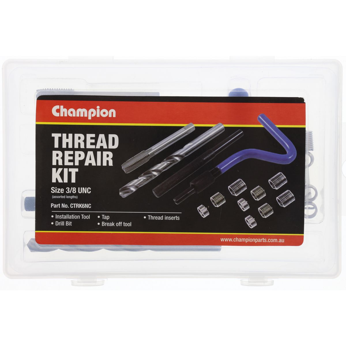 Champion Thread Repair Kit 3/8in UNC - CTRK6NC